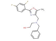 2-(benzyl{[2-(2,4-difluorophenyl)-5-methyl-1,3-oxazol-4-yl]methyl}amino)ethanol