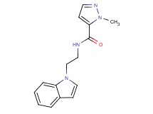 N-[2-(1H-indol-1-yl)ethyl]-1-methyl-1H-pyrazole-5-carboxamide