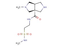(3aR*,6aR*)-2-methyl-N-{2-[(methylamino)sulfonyl]ethyl}hexahydropyrrolo[3,4-c]pyrrole-3a(1H)-carboxamide