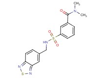 3-{[(2,1,3-benzothiadiazol-5-ylmethyl)amino]sulfonyl}-N,N-dimethylbenzamide