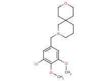 2-(3-chloro-4,5-dimethoxybenzyl)-9-oxa-2-azaspiro[5.5]undecane