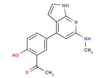1-{2-hydroxy-5-[6-(methylamino)-1H-pyrrolo[2,3-b]pyridin-4-yl]phenyl}ethanone