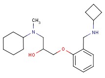 1-{2-[(cyclobutylamino)methyl]phenoxy}-3-[cyclohexyl(methyl)amino]-2-propanol