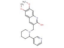 6,7-dimethoxy-3-{[2-(3-pyridinyl)-1-piperidinyl]methyl}-2-quinolinol
