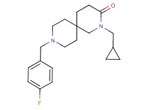 2-(cyclopropylmethyl)-9-(4-fluorobenzyl)-2,9-diazaspiro[5.5]undecan-3-one
