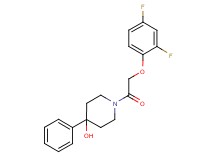 1-[(2,4-difluorophenoxy)acetyl]-4-phenyl-4-piperidinol