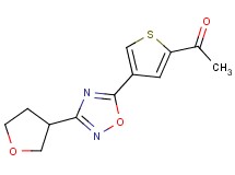 1-{4-[3-(tetrahydrofuran-3-yl)-1,2,4-oxadiazol-5-yl]-2-thienyl}ethanone