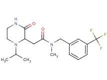 2-(1-isopropyl-3-oxo-2-piperazinyl)-N-methyl-N-[3-(trifluoromethyl)benzyl]acetamide