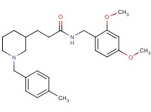 N-(2,4-dimethoxybenzyl)-3-[1-(4-methylbenzyl)-3-piperidinyl]propanamide