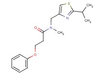 N-[(2-isopropyl-1,3-thiazol-4-yl)methyl]-N-methyl-3-phenoxypropanamide