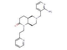(4aS*,8aR*)-6-[(2-aminopyridin-3-yl)methyl]-1-(2-pyridin-2-ylethyl)octahydro-1,6-naphthyridin-2(1H)-one