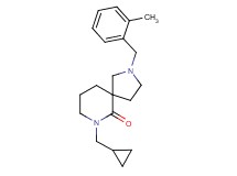 7-(cyclopropylmethyl)-2-(2-methylbenzyl)-2,7-diazaspiro[4.5]decan-6-one