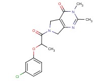 6-[2-(3-chlorophenoxy)propanoyl]-2,3-dimethyl-3,5,6,7-tetrahydro-4H-pyrrolo[3,4-d]pyrimidin-4-one