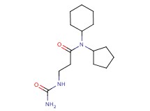 N~3~-(aminocarbonyl)-N~1~-cyclohexyl-N~1~-cyclopentyl-beta-alaninamide