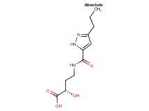 (2S)-2-hydroxy-4-{[(3-propyl-1H-pyrazol-5-yl)carbonyl]amino}butanoic acid