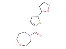 4-{[5-(tetrahydro-2-furanyl)-2-thienyl]carbonyl}-1,4-oxazepane