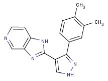 2-[3-(3,4-dimethylphenyl)-1H-pyrazol-4-yl]-1H-imidazo[4,5-c]pyridine