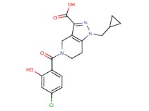 5-(4-chloro-2-hydroxybenzoyl)-1-(cyclopropylmethyl)-4,5,6,7-tetrahydro-1H-pyrazolo[4,3-c]pyridine-3-carboxylic acid