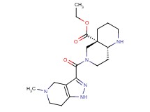 ethyl (4aS*,8aR*)-6-[(5-methyl-4,5,6,7-tetrahydro-1H-pyrazolo[4,3-c]pyridin-3-yl)carbonyl]octahydro-1,6-naphthyridine-4a(2H)-carboxylate