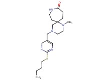 4-{[2-(butylthio)pyrimidin-5-yl]methyl}-1-methyl-1,4,9-triazaspiro[5.6]dodecan-10-one