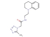 N-[2-(3,4-dihydroquinolin-1(2H)-yl)ethyl]-2-(5-methyl-1H-tetrazol-1-yl)acetamide