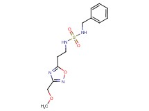 N-benzyl-N'-{2-[3-(methoxymethyl)-1,2,4-oxadiazol-5-yl]ethyl}sulfamide