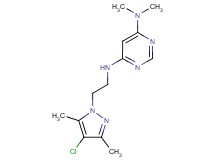 N'-[2-(4-chloro-3,5-dimethyl-1H-pyrazol-1-yl)ethyl]-N,N-dimethylpyrimidine-4,6-diamine