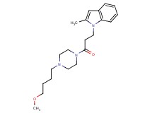 1-{3-[4-(4-methoxybutyl)piperazin-1-yl]-3-oxopropyl}-2-methyl-1H-indole