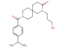2-(3-hydroxypropyl)-9-(4-isopropylbenzoyl)-2,9-diazaspiro[5.5]undecan-3-one