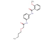N-{3-[(butoxyacetyl)amino]phenyl}-2-methoxybenzamide