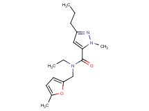N-ethyl-1-methyl-N-[(5-methyl-2-furyl)methyl]-3-propyl-1H-pyrazole-5-carboxamide