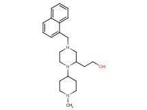 2-[1-(1-methyl-4-piperidinyl)-4-(1-naphthylmethyl)-2-piperazinyl]ethanol