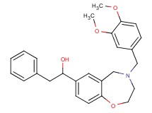 1-[4-(3,4-dimethoxybenzyl)-2,3,4,5-tetrahydro-1,4-benzoxazepin-7-yl]-2-phenylethanol