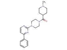 2-{4-[(1-methylpiperidin-4-yl)carbonyl]piperazin-1-yl}-4-phenylpyrimidine