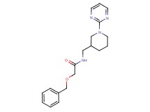 2-(benzyloxy)-N-[(1-pyrimidin-2-ylpiperidin-3-yl)methyl]acetamide