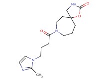 8-[4-(2-methyl-1H-imidazol-1-yl)butanoyl]-1-oxa-3,8-diazaspiro[4.6]undecan-2-one