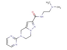 N-[2-(dimethylamino)ethyl]-5-pyrimidin-2-yl-4,5,6,7-tetrahydropyrazolo[1,5-a]pyrazine-2-carboxamide