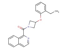 1-{[3-(2-ethylphenoxy)-1-azetidinyl]carbonyl}isoquinoline
