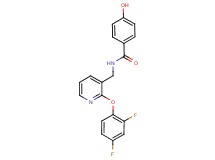 N-{[2-(2,4-difluorophenoxy)pyridin-3-yl]methyl}-4-hydroxybenzamide