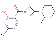 2-methyl-5-{[3-(2-methylpiperidin-1-yl)azetidin-1-yl]carbonyl}pyrimidin-4-ol
