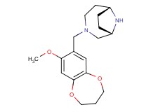 (1S*,6R*)-3-[(8-methoxy-3,4-dihydro-2H-1,5-benzodioxepin-7-yl)methyl]-3,9-diazabicyclo[4.2.1]nonane