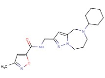 N-[(5-cyclohexyl-5,6,7,8-tetrahydro-4H-pyrazolo[1,5-a][1,4]diazepin-2-yl)methyl]-3-methylisoxazole-5-carboxamide
