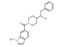 1-{1-[(1-methyl-1H-indol-6-yl)carbonyl]-4-piperidinyl}-2-phenylethanol