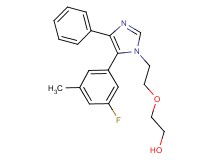 2-{2-[5-(3-fluoro-5-methylphenyl)-4-phenyl-1H-imidazol-1-yl]ethoxy}ethanol