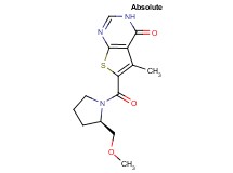6-{[(2R)-2-(methoxymethyl)pyrrolidin-1-yl]carbonyl}-5-methylthieno[2,3-d]pyrimidin-4(3H)-one