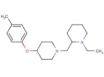1-ethyl-2-{[4-(4-methylphenoxy)-1-piperidinyl]methyl}piperidine bis(trifluoroacetate)