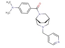 N,N-dimethyl-4-{[(1S*,5R*)-3-(4-pyridinylmethyl)-3,6-diazabicyclo[3.2.2]non-6-yl]carbonyl}aniline