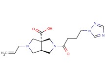 (3aR*,6aR*)-2-allyl-5-[4-(1H-1,2,4-triazol-1-yl)butanoyl]hexahydropyrrolo[3,4-c]pyrrole-3a(1H)-carboxylic acid