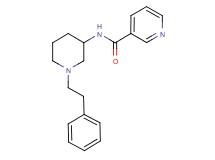 N-[1-(2-phenylethyl)-3-piperidinyl]nicotinamide