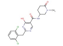 2-(2,6-dichlorobenzyl)-4-hydroxy-N-(1-methyl-6-oxopiperidin-3-yl)pyrimidine-5-carboxamide